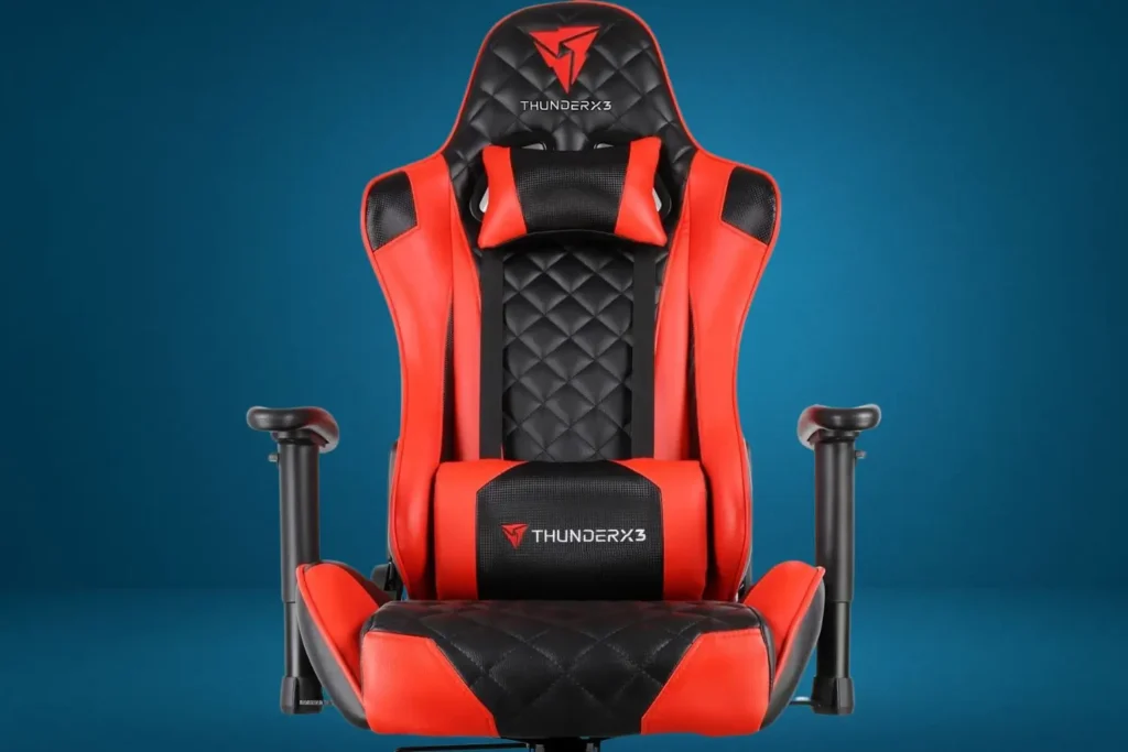 Cadeira Gamer ThunderX3 TGC12 Vermelha-como escolher as melhores cadeiras gamer. Os ajustes 2D da TGC12 são suficientes para uso diário?