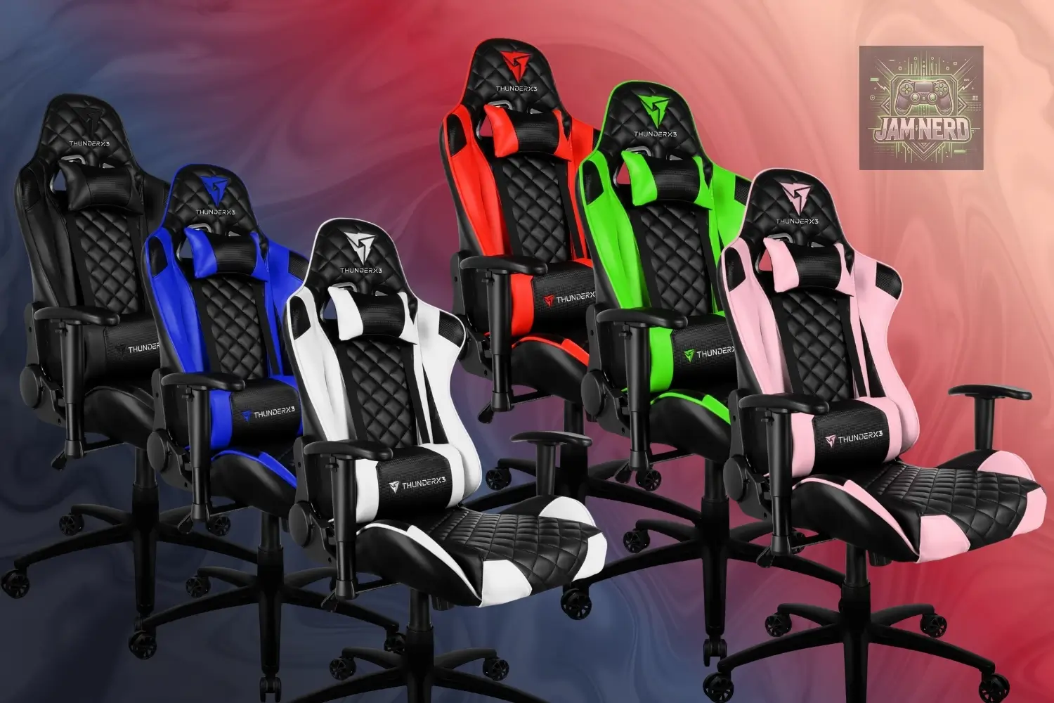 cadeira thunderX3 cadeira gamer thunderx3 tgc12 thunderx3 cadeira gamer profissional tgc12 A TGC12 possui limitações para pisos de madeira ou porcelanato?