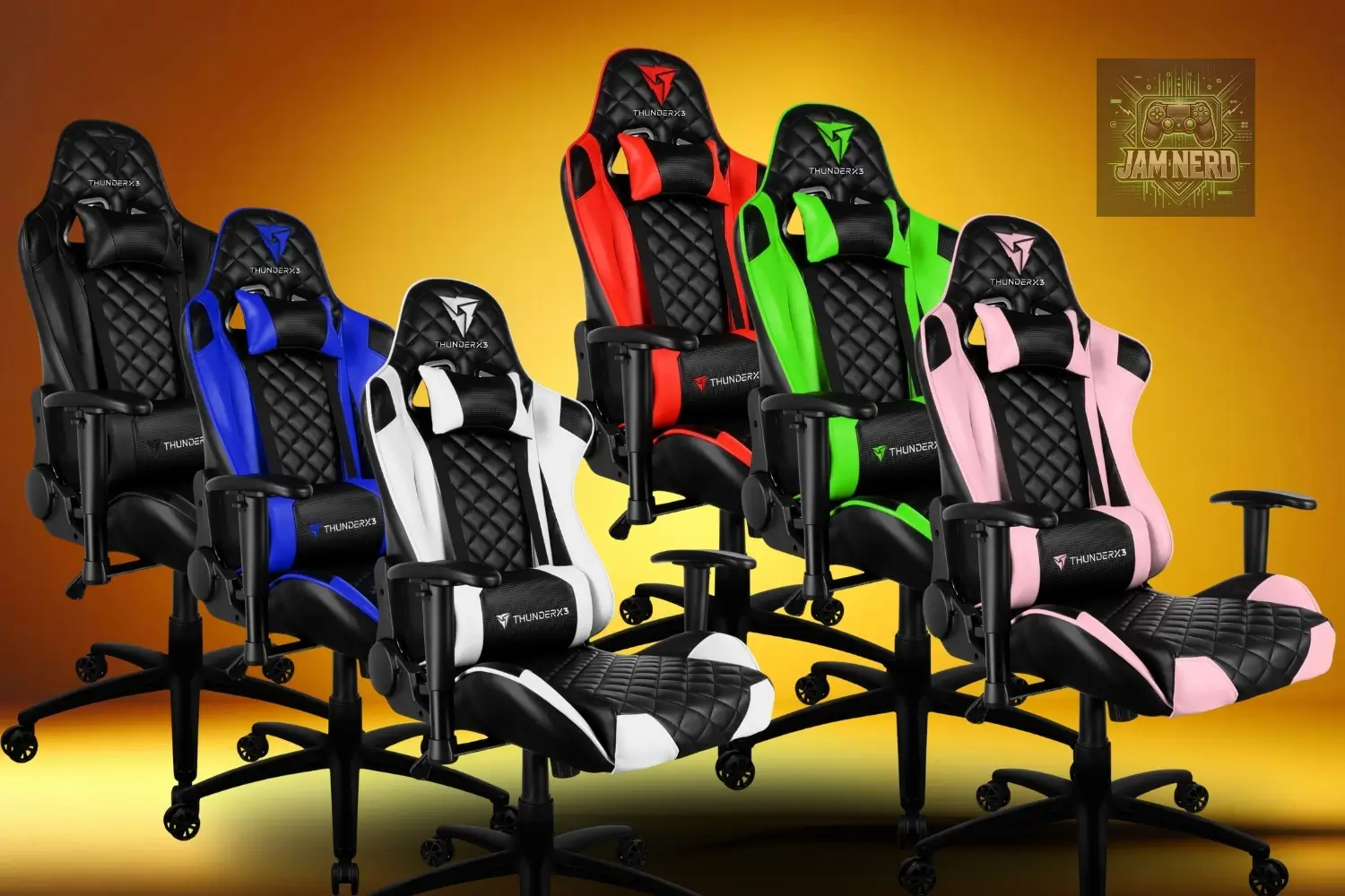 cadeira thunderX3 cadeira gamer thunderx3 tgc12 thunderx3 cadeira gamer profissional tgc12 A cadeira gamer ThunderX3 TGC12 é silenciosa ao movimentar as rodinhas