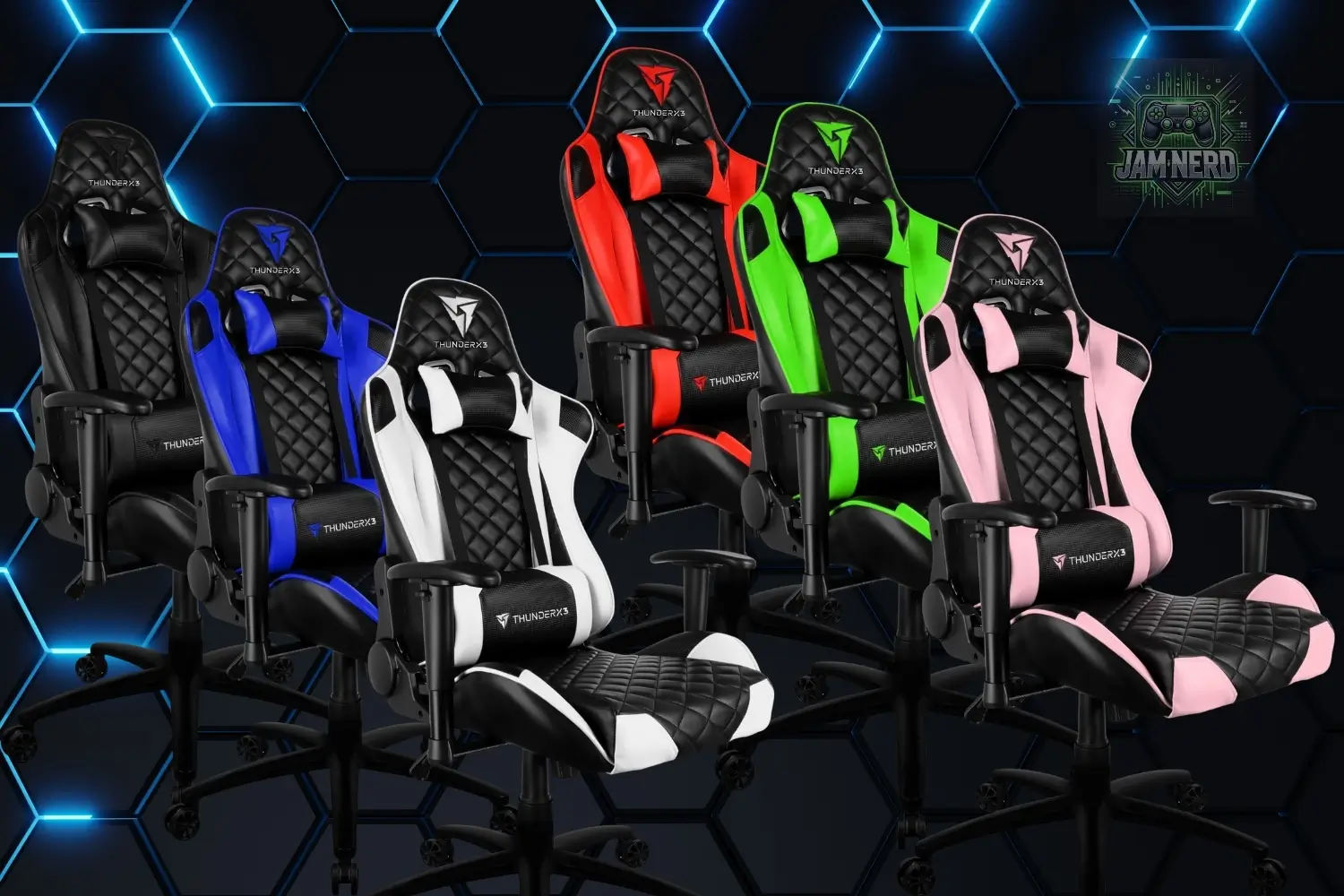 cadeira thunderX3 cadeira gamer thunderx3 tgc12 thunderx3 cadeira gamer profissional tgc12 As rodinhas da ThunderX3 TGC12 possuem qual tamanho e material?