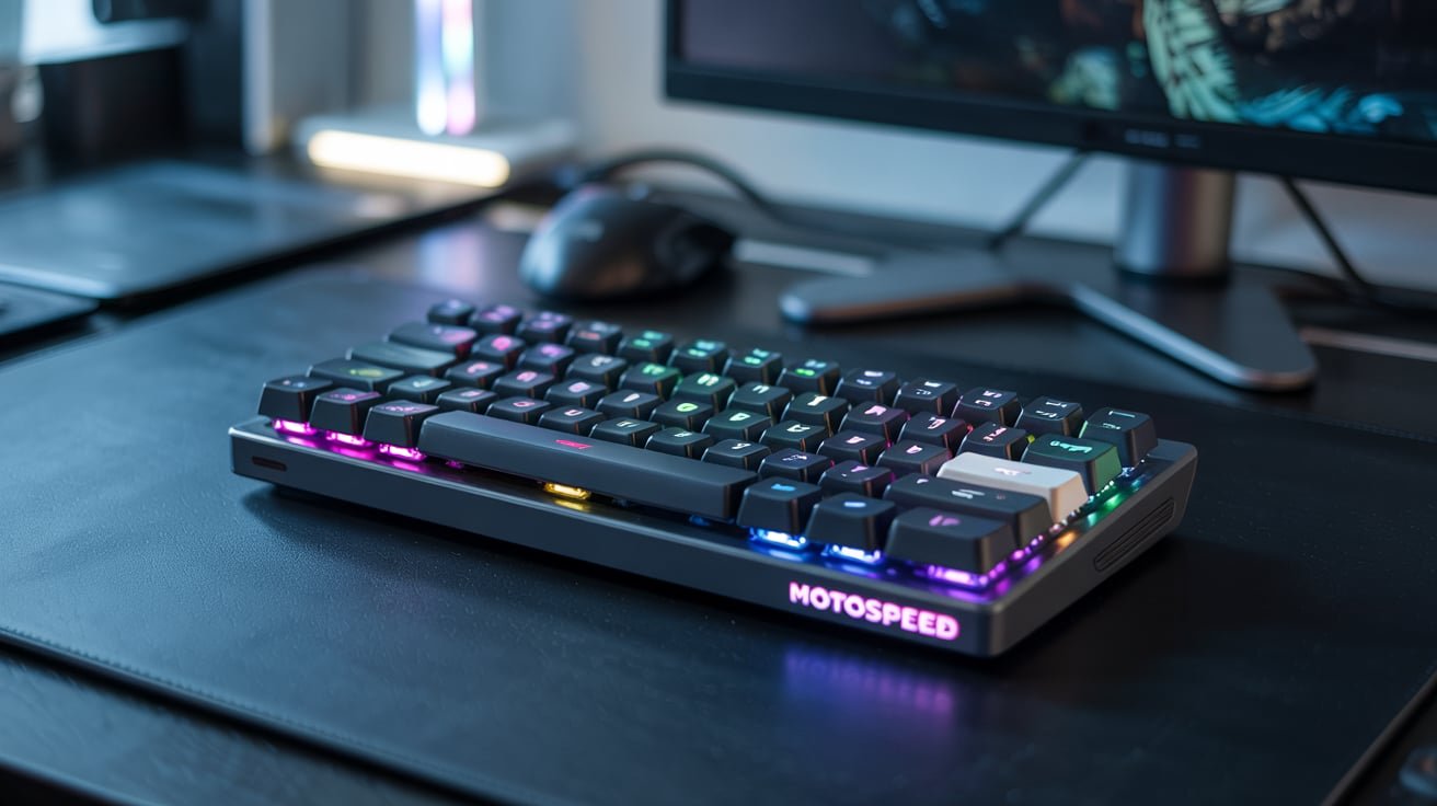 Motospeed CK62 É Bom Revisão e Análise Completa. Teclado Mecânico Motospeed