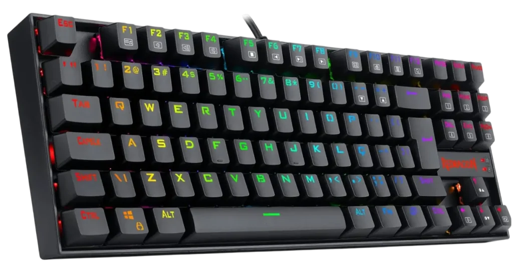 Teclado Mecânico Gamer Redragon K552 Kumara RGB