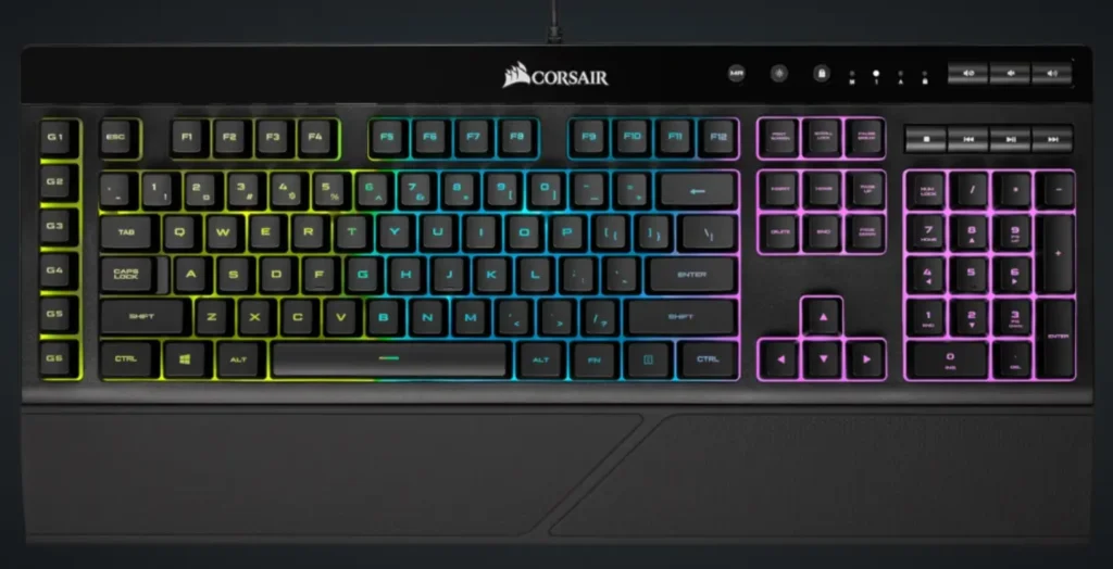 teclado gamer Corsair K55 RGB-teclados-gamer